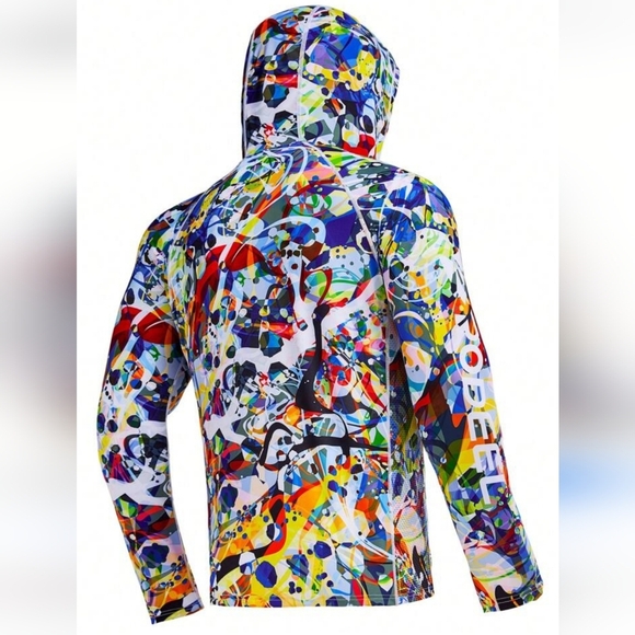 Rodeel Multicolor Graphic Hoodie - Picture 2 of 5